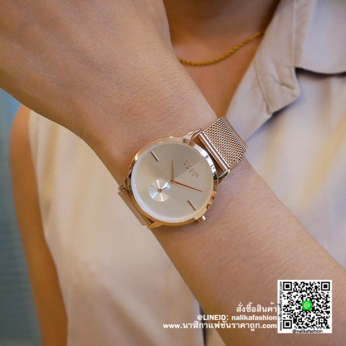นาฬิกา Julius JA-1110 สีพิ้งโกล ผู้หญิง ของแท้ ขายดี พร้อมกล่องแบรน ถุงแบรน ส่งฟรี มีบริการเก็บเงินปลายทาง
