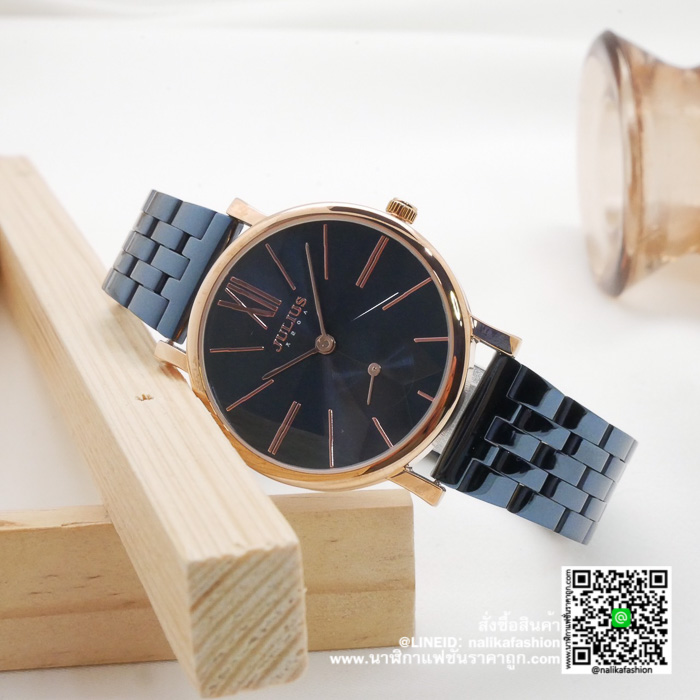 นาฬิกา Julius JA-1144 สายสแตนเลสสีน้ำเงิน รุ่น HotHit สวยมากก ให้คะแนน 10/10