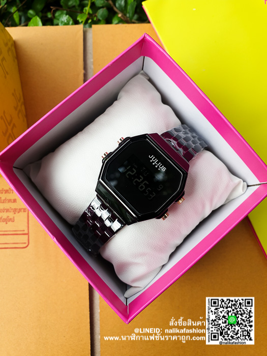 นาฬิกา Julius JA-1092 หน้าปัดเหลี่ยม ผู้หญิง ดิจิตอล รีวิว