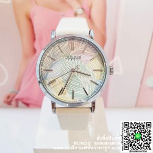 นาฬิกา Julius JA-1090 สีขาว หน้าปัดกลม สวยงาม ของเเท้ ส่งฟรี มีบริการเก็บเงินปลายทาง