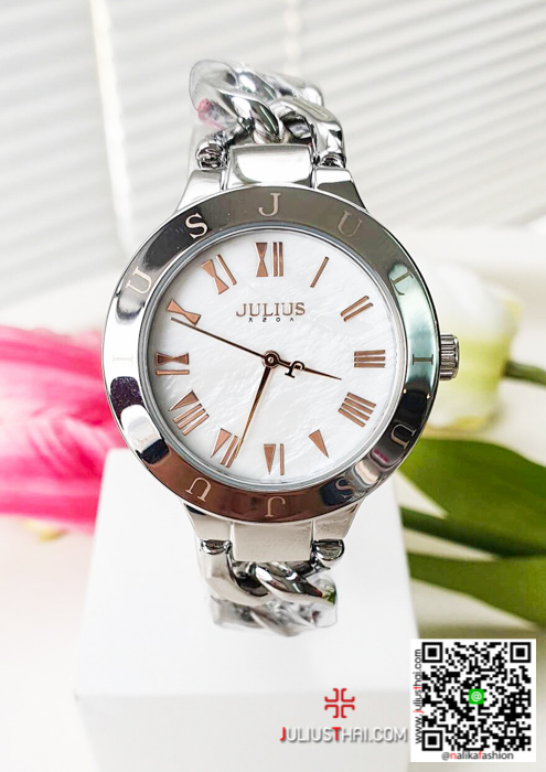 นาฬิกา Julius JA-1006 สายสแตนเลส สวยดูดี ส่งฟรี มีบริการเก็บเงินปลายทาง