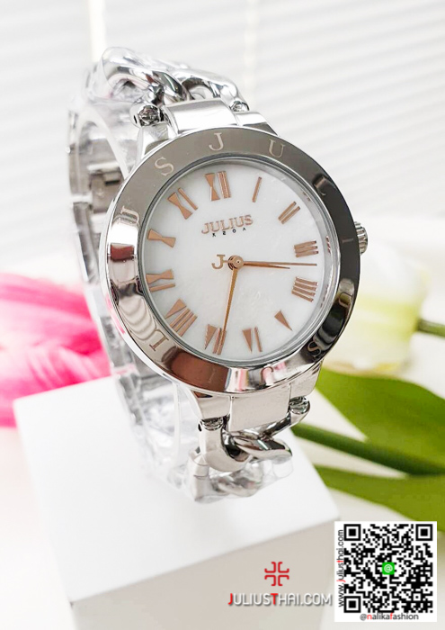 นาฬิกา Julius JA-1006 สายสแตนเลส สวยดูดี ส่งฟรี มีบริการเก็บเงินปลายทาง