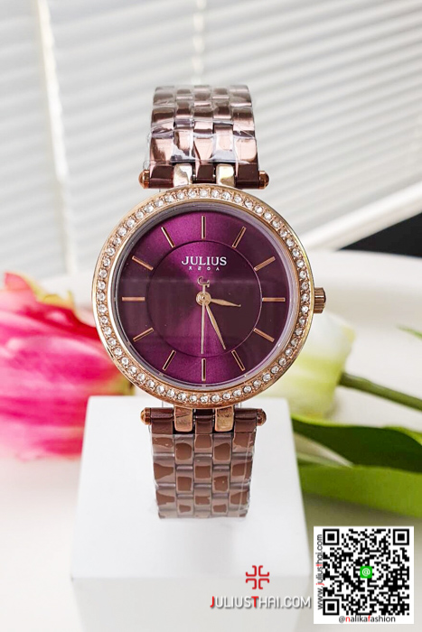 นาฬิกา Julius JA-1046 สายสแตนเลส สวยมากกกก ของเเท้ ส่งฟรี มีบริการเก็บเงินปลายทาง