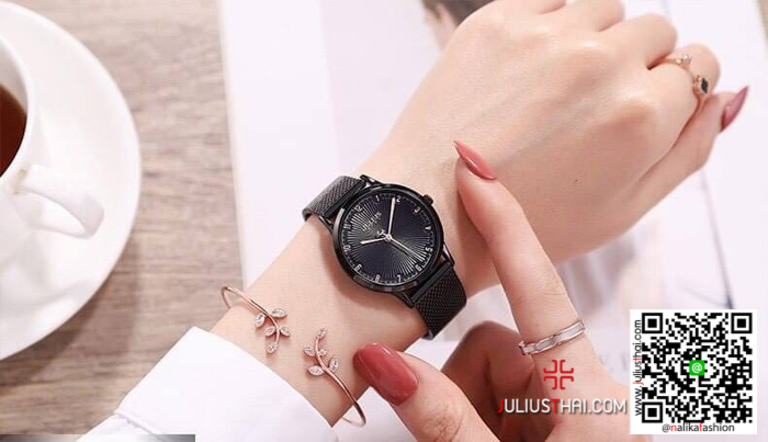 นาฬิกา Julius JA-1075 สายสแตนเลส ของเเท้ ส่งฟรี มีบริการเก็บเงินปลายทาง