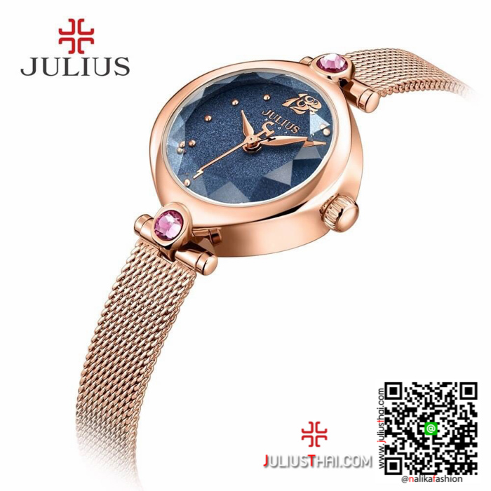 นาฬิกา Julius JA-11010 สายสแตนเลส สวยๆ ดูดี ของเเท้ ส่งฟรี มีบริการเก็บเงินปลายทาง