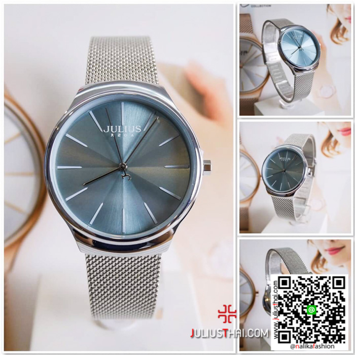 นาฬิกา Julius JA-1199 สายสแตนเลส สุดเท่ห์ ของเเท้ ส่งฟรี มีบริการเก็บเงินปลายทาง
