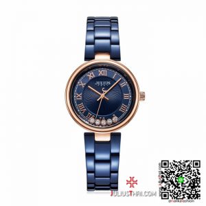 นาฬิกา Julius JA-1236 สายสแตนเลส สีน้ำเงิน สวย ของเเท้ ส่งฟรี มีบริการเก็บเงินปลายทาง