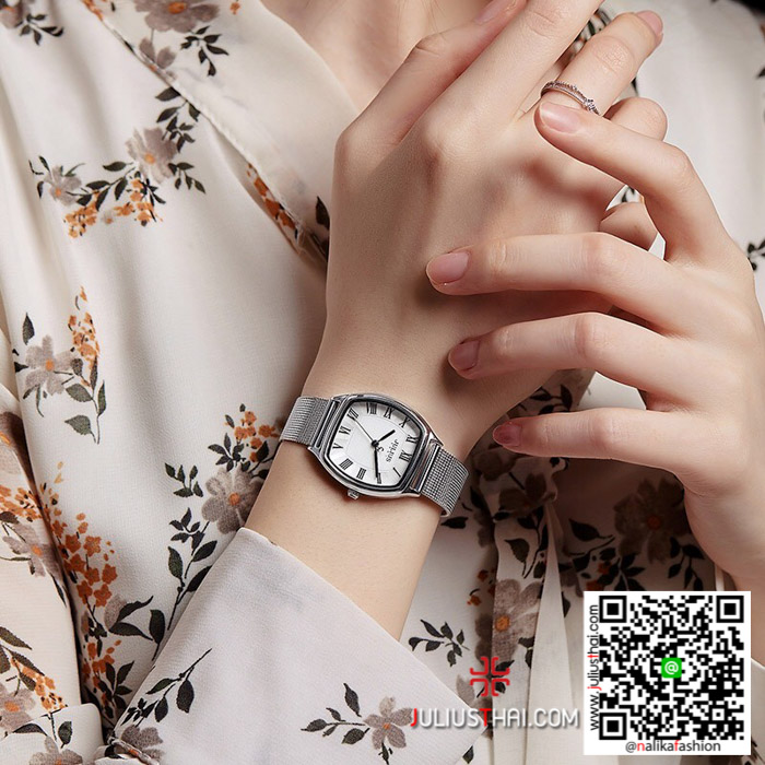 นาฬิกา Julius JA-1242 หน้าปัดเหลี่ยม หรูหราสุดๆ ของเเท้ ส่งฟรี มีบริการเก็บเงินปลายทาง