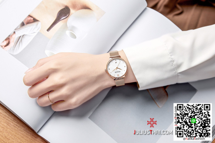 นาฬิกา Julius JA-1243 สายสแตนเลส อย่างสวย ของเเท้ ส่งฟรี มีบริการเก็บเงินปลายทาง