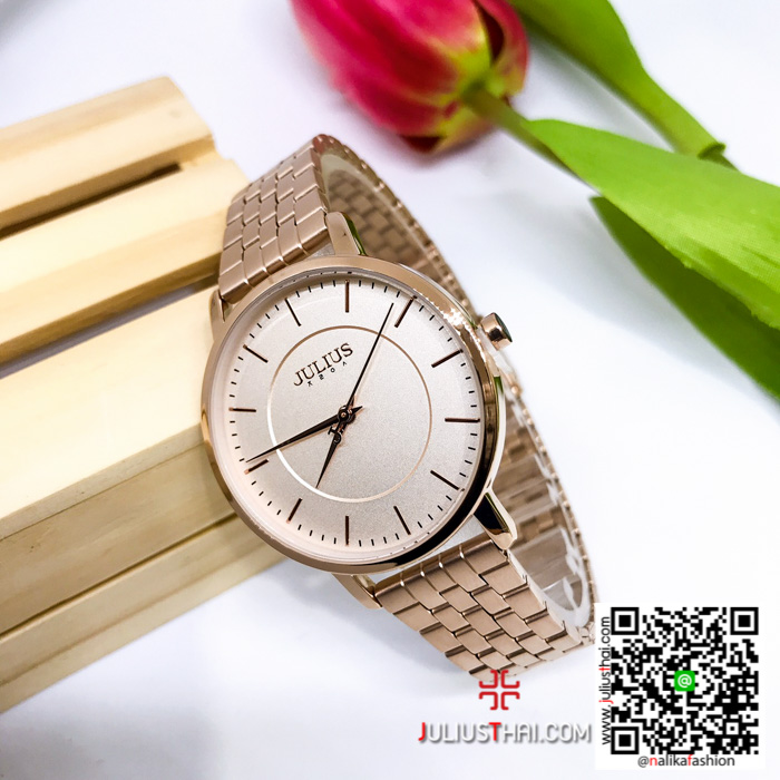 นาฬิกา Julius JA-1246 หรูหรา ของเเท้ รับประกัน 1 ปี ส่งฟรี มีบริการเก็บเงินปลายทาง