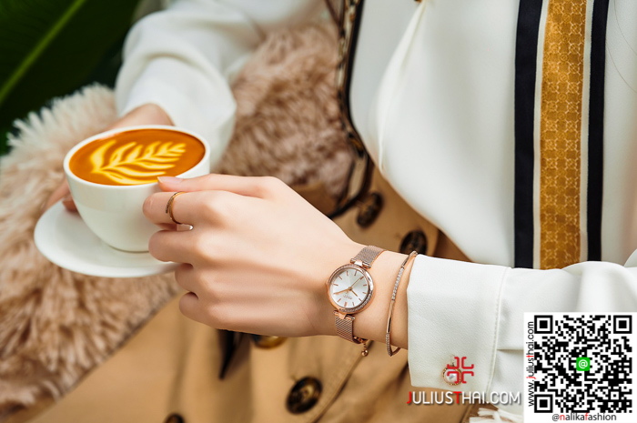 นาฬิกา Julius JA-1284 สายสแตนเลส ดูดีสุดๆ ของเเท้ ส่งฟรี มีบริการเก็บเงินปลายทาง