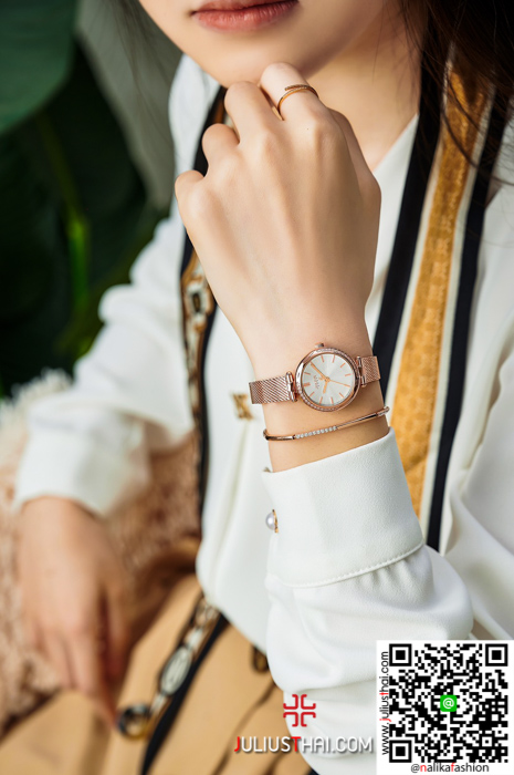นาฬิกา Julius JA-1284 สายสแตนเลส ดูดีสุดๆ ของเเท้ ส่งฟรี มีบริการเก็บเงินปลายทาง