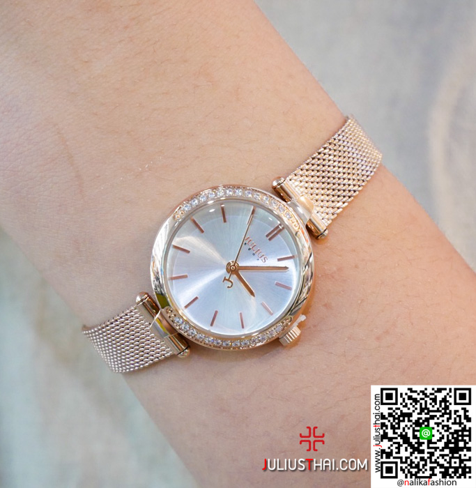 นาฬิกา Julius JA-1284 สายสแตนเลส ดูดีสุดๆ ของเเท้ ส่งฟรี มีบริการเก็บเงินปลายทาง