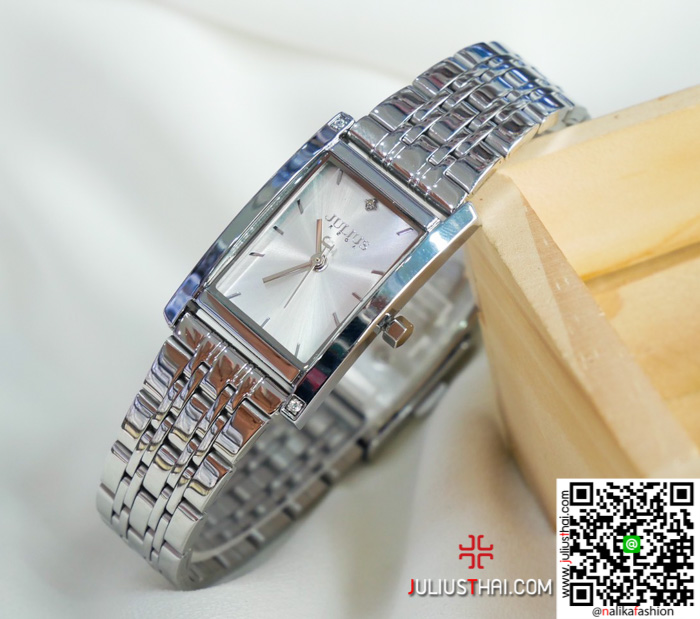 นาฬิกา Julius JA-1257 หน้าปัดเหลี่ยม สวยเก๋ ส่งฟรี มีบริการเก็บเงินปลายทาง