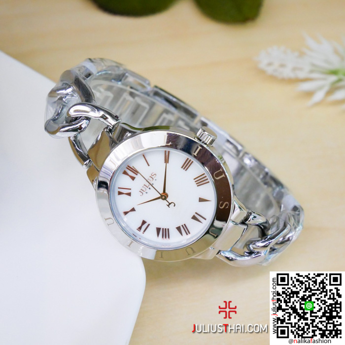นาฬิกา Julius JA-1006 สายสแตนเลส สวยเก๋ ดูเเพง ส่งฟรี มีบริการเก็บเงินปลายทาง