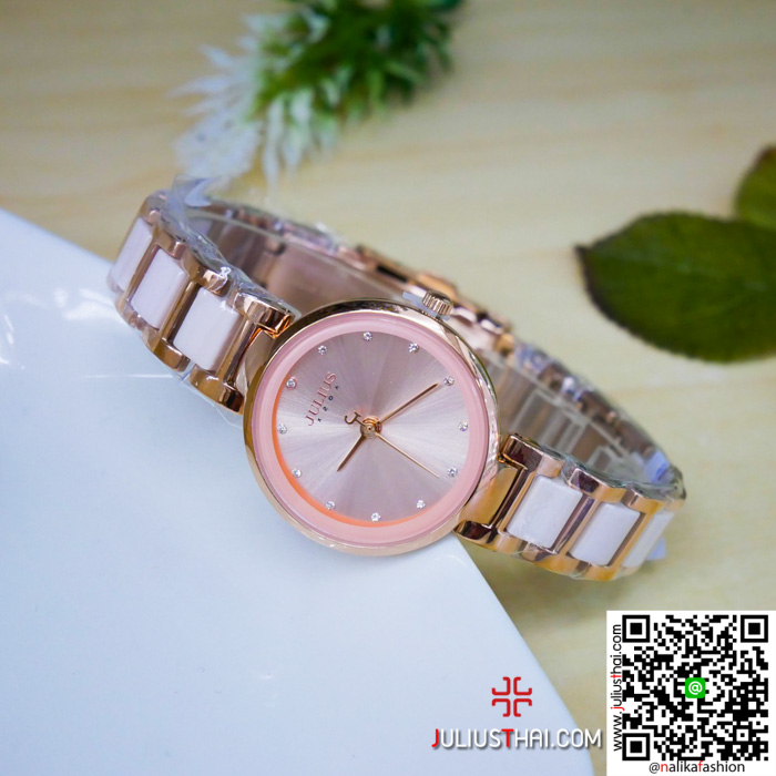 นาฬิกา Julius JA-1209 สายสแตนเลส สดใส น่ารัก ของมันต้องมี ส่งฟรี มีบริการเก็บเงินปลายทาง