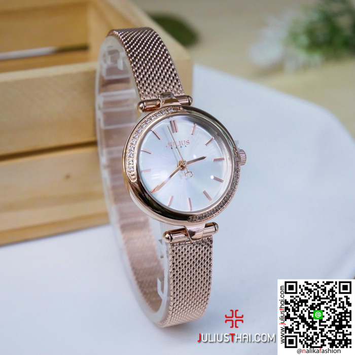 นาฬิกา Julius JA-1284 สายสแตนเลส สวย ของเเท้ ส่งฟรี มีบริการเก็บเงินปลายทาง