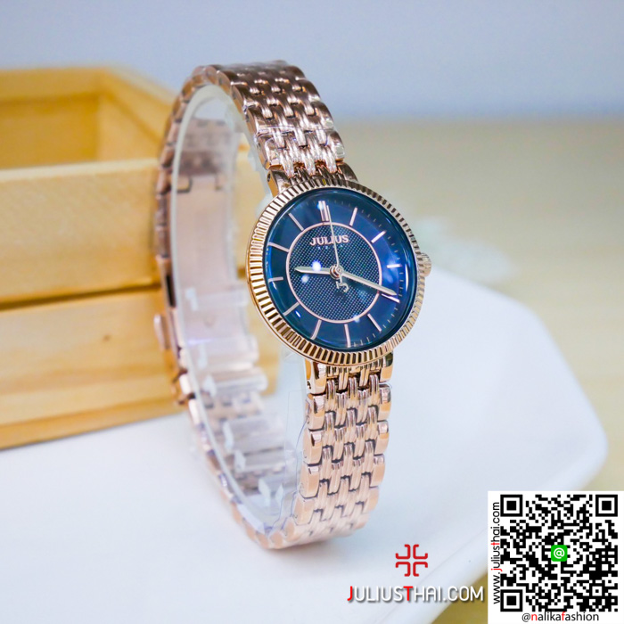นาฬิกา Julius JA-1302 สายสแตนเลส ลุคผู้ใหญ๋ น่าเชื่อถือ ส่งฟรี มีบริการเก็บเงินปลายทาง